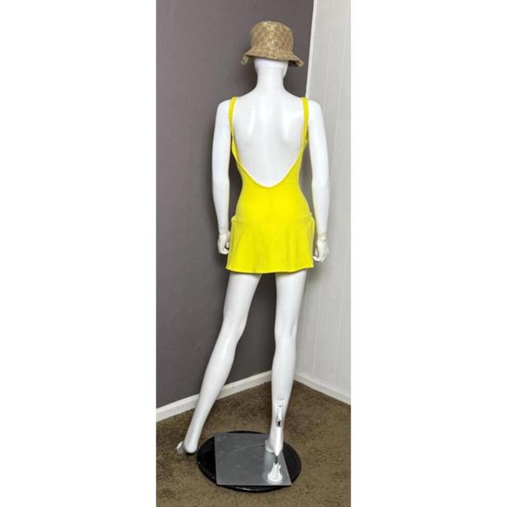 Vintage 1960’s Yellow Swimsuit from Rose Marie Reid M/L Pinup Playsuit - Picture 5 of 10